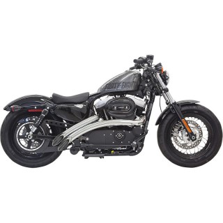SCARICHI BASSANI XHAUST RADIAL SWEEPER CROMATO HARLEY DAVIDSON SPORTSTER XL 14-20