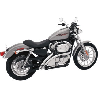 SCARICHI BASSANI XHAUST RADIAL SWEEPER CROMATI HARLEY SPORTSTER XL 07-13