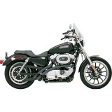 SCARICHI BASSANI XHAUST RADIAL SWEEPER NERI HARLEY SPORTSTER XL 07-13