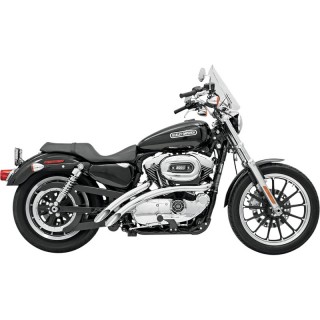 BASSANI XHAUST RADIAL SWEEPER CHROME EXHAUS HARLEY SPORTSTER XL 86-03