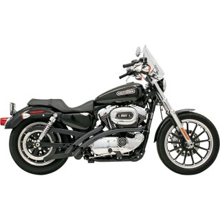 BASSANI XHAUST RADIAL SWEEPER BLACK EXHAUS HARLEY SPORTSTER XL 86-03
