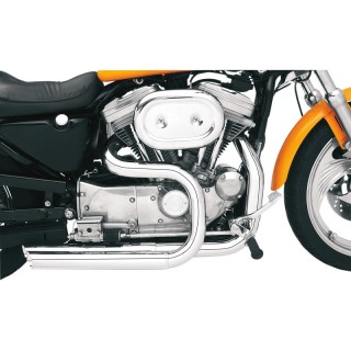 BASSANI XHAUST CHROME HEAT SHIELD FOR PRO STREET EXHAUST SPORTSTER XL 1986-2013