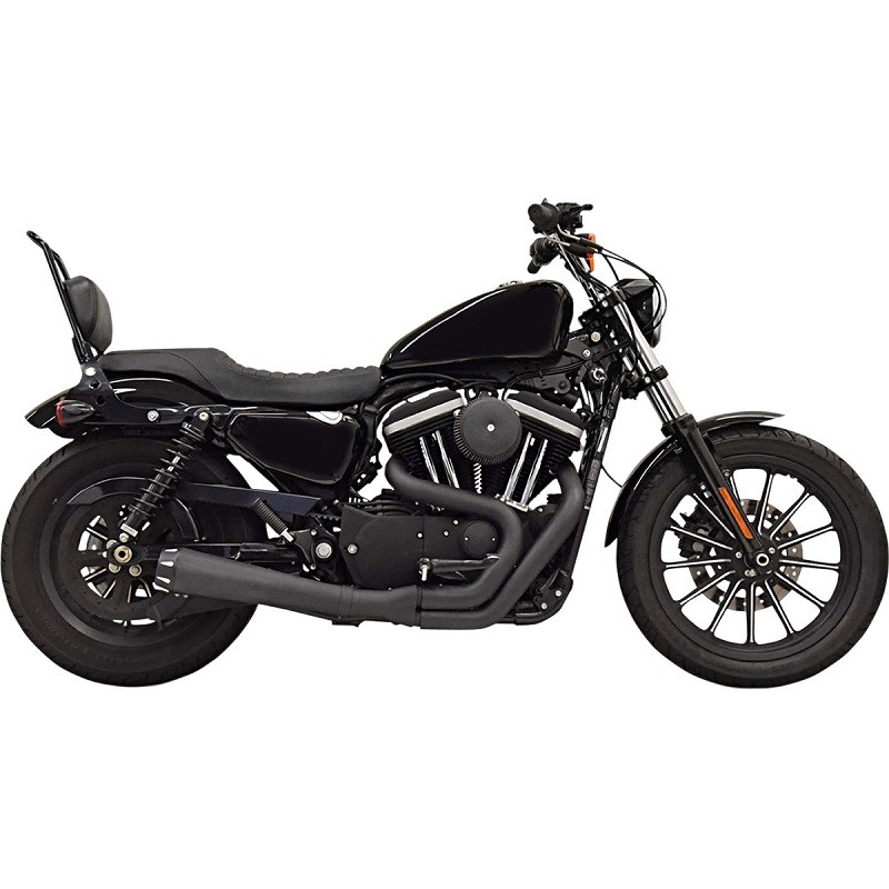 SCARICHI BASSANI XHAUST ROAD RAGE III GEN II 2 IN 1 NERO HARLEY SPORTSTER XL 04-21