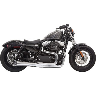 SCARICHI BASSANI XHAUST ROAD RAGE II MEGA POWER 2 IN 1 CROMATI SPORTSTER XL 14-21