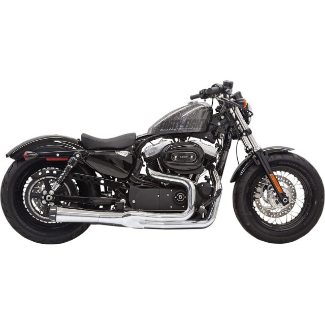SCARICHI BASSANI XHAUST ROAD RAGE II MEGA POWER 2 IN 1 CROMATI SPORTSTER XL 14-21