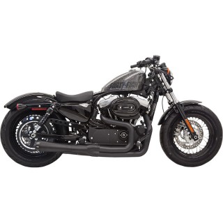 SCARICHI BASSANI XHAUST ROAD RAGE II MEGA POWER 2 IN 1 NERI SPORTSTER XL 14-20
