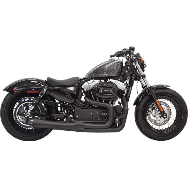 SCARICHI BASSANI XHAUST ROAD RAGE II MEGA POWER 2 IN 1 NERI SPORTSTER XL 14-20