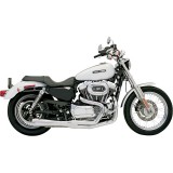 SCARICO BASSANI XHAUST ROAD RAGE 2 IN 1 CROMATO CORTO HARLEY SPORTSTER XL 2004-2013