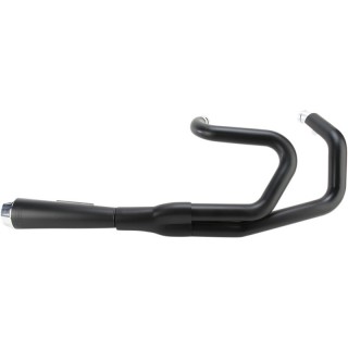 BASSANI XHAUST ROAD RAGE 2 IN 1 SHORT BLACK EXHAUST HARLEY SPORTSTER XL 2004-2013