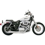 BASSANI XHAUST ROAD RAGE 2 IN 1 SHORT CHROME EXHAUST HARLEY SPORTSTER XL 1986-2003