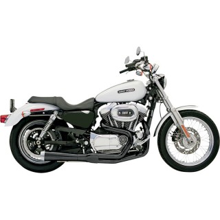 SCARICO BASSANI XHAUST ROAD RAGE 2 IN 1 NERO CORTO HARLEY SPORTSTER XL 1986-2003