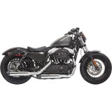 TERMINALI BASSANI XHAUST FIREPOWER SLIP-ON 3" SLASH CUT CROMATO-NERO SPORTSTER XL 14-20