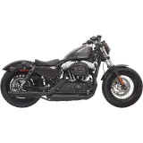 TERMINALI BASSANI XHAUST FIREPOWER SLIP-ON 3" SLASH CUT NERO SPORTSTER XL 14-20