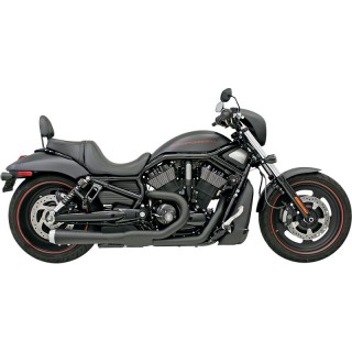 SCARICHI BASSANI XHAUST ROAD RAGE 2 IN 1 NERO HARLEY DAVIDSON V-ROD 07-17