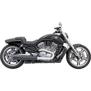 TERMINALI BASSANI XHAUST SLIP-ON 4" NERO HARLEY DAVIDSON V-ROD 2009-2017