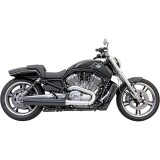 TERMINALI BASSANI XHAUST SLIP-ON 4" NERO HARLEY DAVIDSON V-ROD 2009-2017