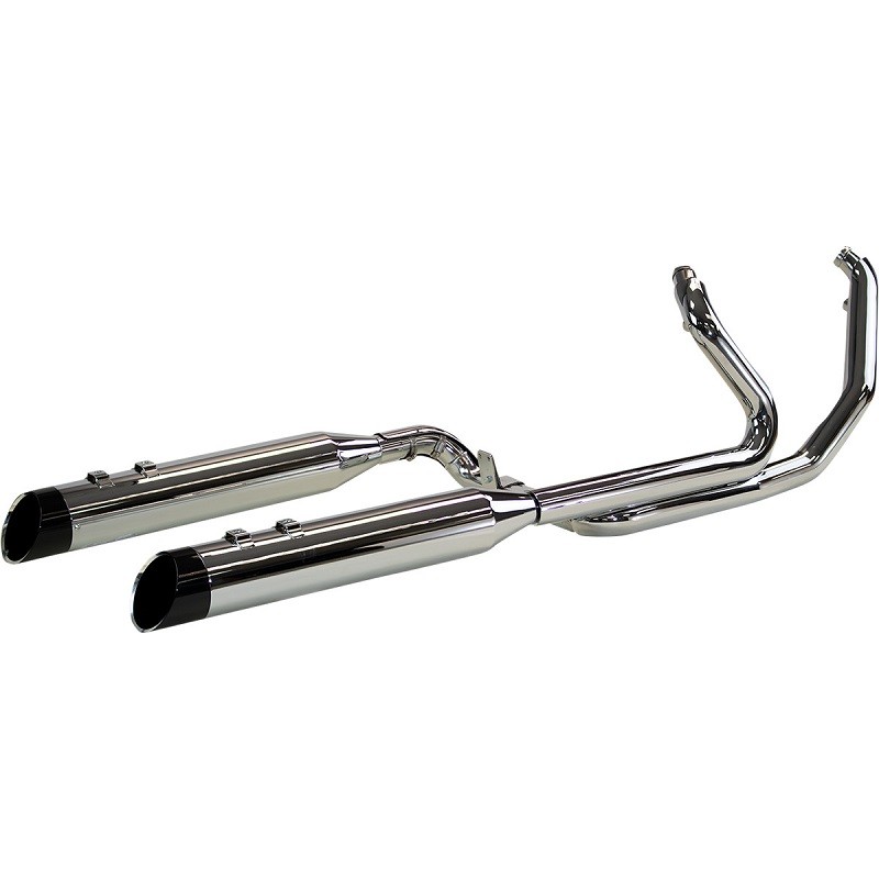 KHROME WERKS CROSSOVER CHROME EXHAUST EDGE END CAP HARLEY TOURING 17-21
