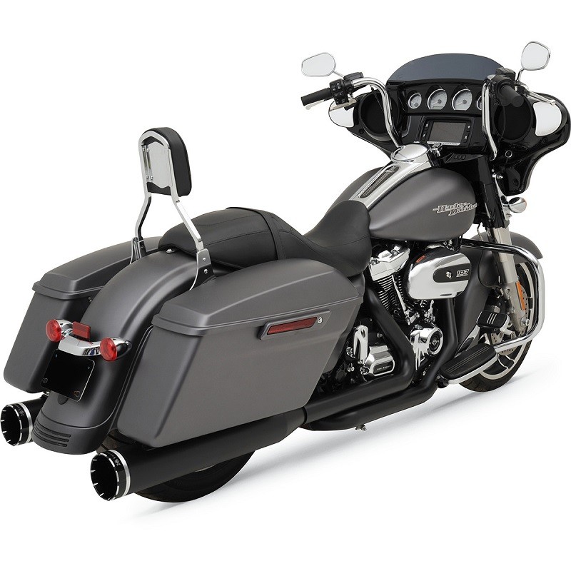 SCARICHI KHROME WERKS CROSSOVER NERI FONDELLO TRACER HARLEY TOURING 17-21