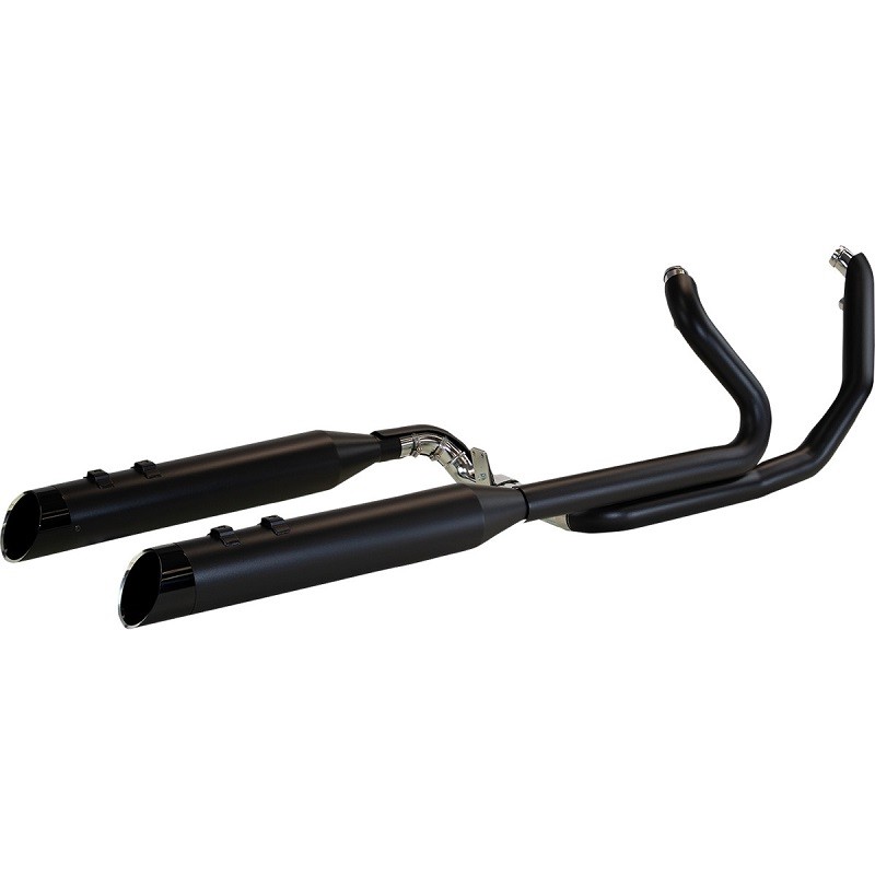 SCARICHI KHROME WERKS CROSSOVER NERI FONDELLO EDGE HARLEY TOURING 17-21