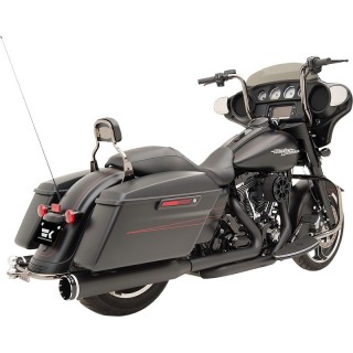 SCARICHI KHROME WERKS CROSSOVER NERI FONDELLO TRACER HARLEY TOURING 09-16