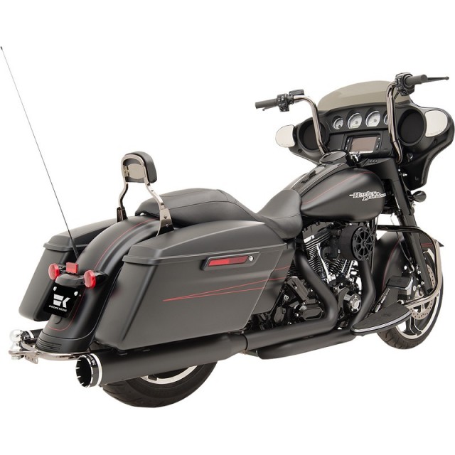 SCARICHI KHROME WERKS CROSSOVER NERI FONDELLO TRACER HARLEY TOURING 09-16