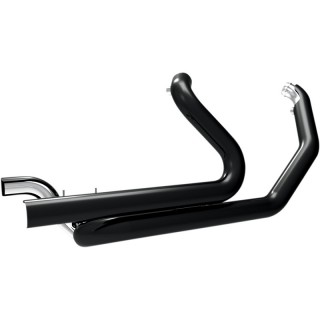 SCARICHI KHROME WERKS 2 IN 2 NERI PER HARLEY DAVIDSON TOURING 1993-2008