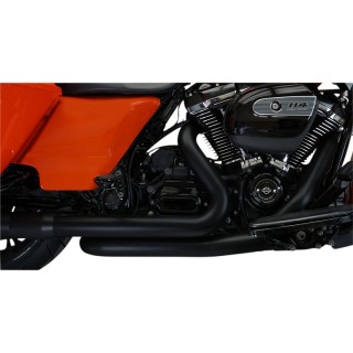 KHROME WERKS 2 IN 2 CROSSOVER BLACK HEADPIPES HARLEY DAVIDSON TOURING 17-21