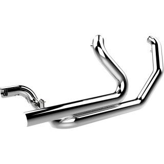 COLLETTORI KHROME WERKS 2 IN 2 CROSSOVER CROMATI HARLEY DAVIDSON TOURING 09-16
