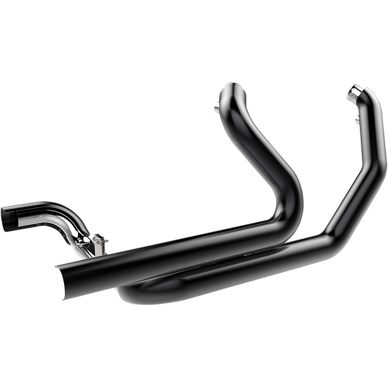 COLLETTORI KHROME WERKS 2 IN 2 CROSSOVER NERI HARLEY DAVIDSON TOURING 09-16