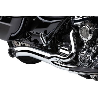 SCARICO COBRA TURN OUT 2-in-1 CROMATO PER HARLEY DAVIDSON TOURING 2018-2021 - DETTAGLIO