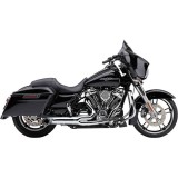 SCARICO COBRA TURN OUT 2-in-1 CROMATO PER HARLEY DAVIDSON TOURING 2018-2021 - LATO