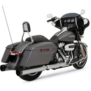 copy of KHROME WERKS SLIP-ON HP-PLUS 4,5” CHROME MUFFLER KLASSIC TIP END CAP TOURING 17-21