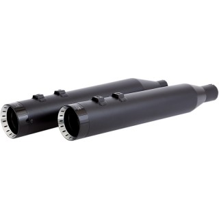 TERMINALI KHROME WERKS SLIP-ON HP-PLUS 4,5” NERI FONDELLO TURBINE TIP TOURING 17-21