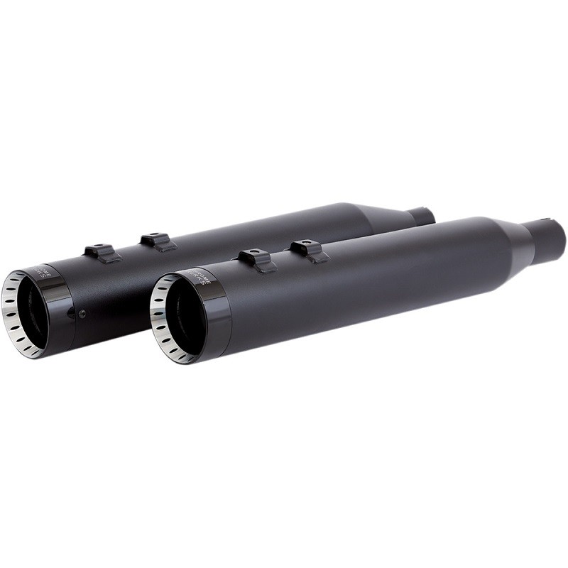 TERMINALI KHROME WERKS SLIP-ON HP-PLUS 4,5” NERI FONDELLO TURBINE TIP TOURING 17-21