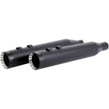 TERMINALI KHROME WERKS SLIP-ON HP-PLUS 4,5” NERI FONDELLO TURBINE TIP TOURING 17-21
