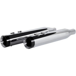 TERMINALI KHROME WERKS SLIP-ON HP-PLUS 4,5” CROMATI FONDELLO TURBINE TIP TOURING 17-21