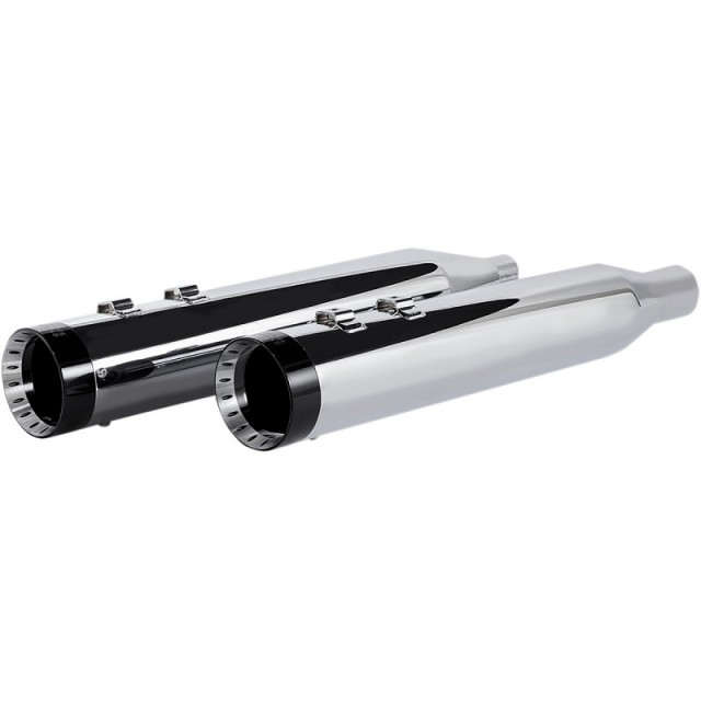 TERMINALI KHROME WERKS SLIP-ON HP-PLUS 4,5” CROMATI FONDELLO TURBINE TIP TOURING 17-21