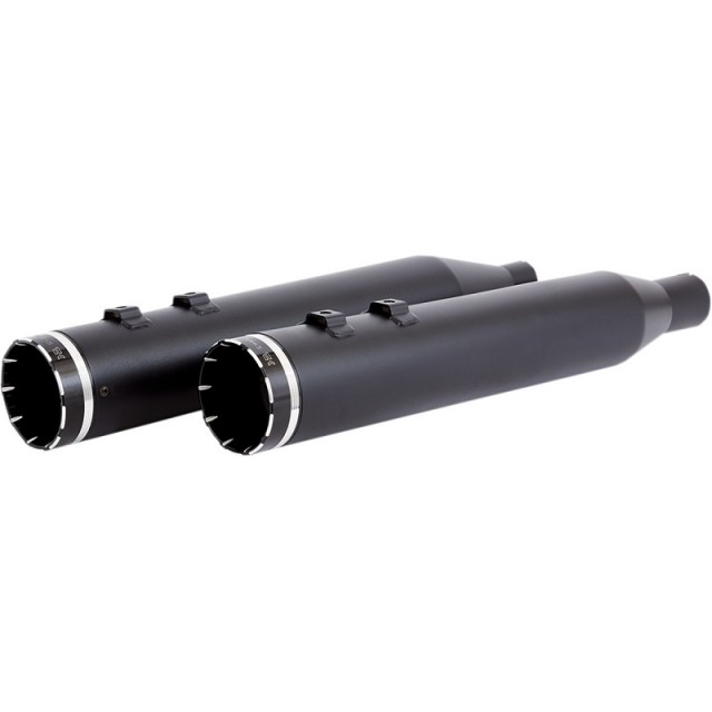 TERMINALI KHROME WERKS SLIP-ON HP-PLUS 4,5” NERI FONDELLO TRACER TIP TOURING 17-21