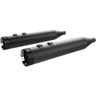 TERMINALI KHROME WERKS SLIP-ON HP-PLUS 4,5” NERI FONDELLO TURBINE TOURING 99-16