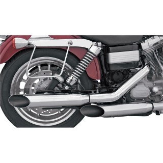 TERMINALI KHROME WERKS SLIP-ON HP-PLUS 3” SLASH-CUT HARLEY DAVIDSON DYNA 95-05