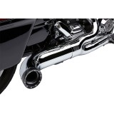 SCARICO COBRA TURN OUT 2-IN-1 CROMATO PER HARLEY DAVIDSON TOURING 2009-2016 - MARMITTA SX