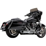 SCARICO COBRA TURN OUT 2-IN-1 CROMATO PER HARLEY DAVIDSON TOURING 2009-2016 - LATO