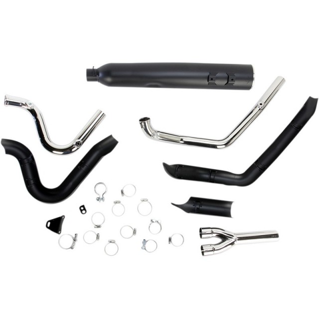 SCARICHI COBRA POWERPRO 2-IN-1 NERO PER BAGGER HARLEY DAVIDSON TOURING 10-16 - ESPLOSO