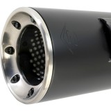 COBRA POWERPRO 2-IN-1 BLACK EXHAUST FOR BAGGER HARLEY DAVIDSON TOURING 10-16 - END CAP