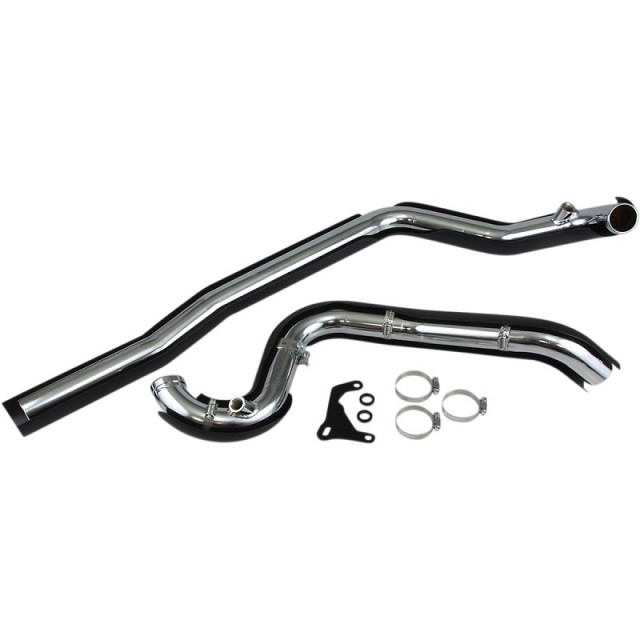 COLLETTORI COBRA TRUE DUAL NERI PER HARLEY DAVIDSON TOURING 2007-2008