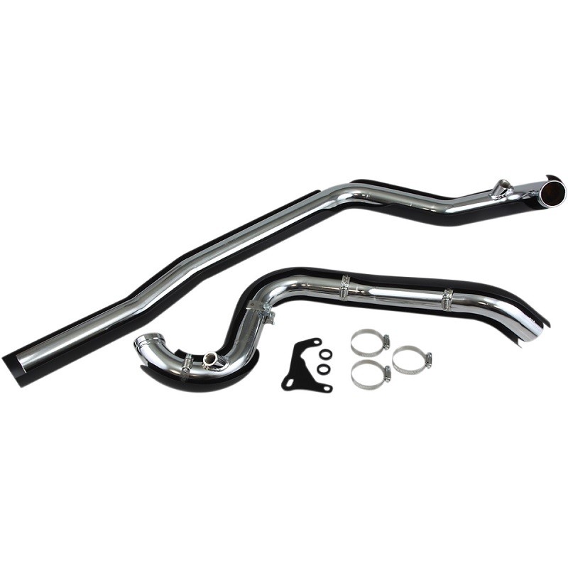 COLLETTORI COBRA TRUE DUAL NERI PER HARLEY DAVIDSON TOURING 2007-2008