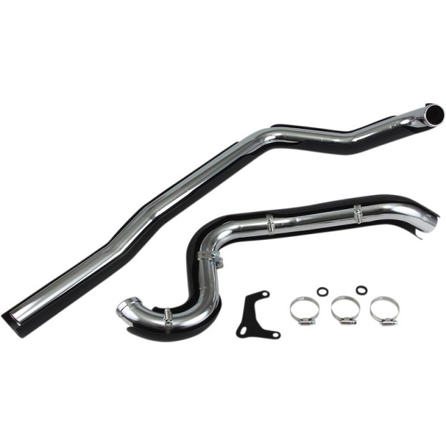 COLLETTORI COBRA TRUE DUAL NERI PER HARLEY DAVIDSON TOURING 1995-2006