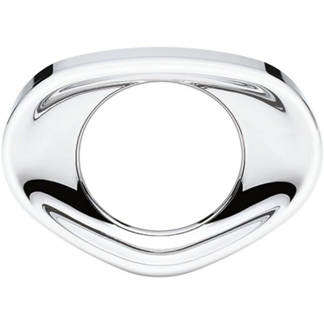 COBRA SLIP-ON TRI-FLO CHROME MUFFLERS HARLEY DAVIDSON TOURING 1995-2016 - END CAP