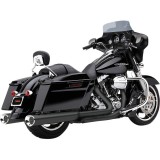 COBRA SLIP-ON TRI-FLO BLACK MUFFLERS HARLEY DAVIDSON TOURING 1995-2016