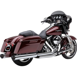 TERMINALI COBRA SLIP-ON TRI-FLO CROMATI-NERI HARLEY DAVIDSON TOURING 1995-2016